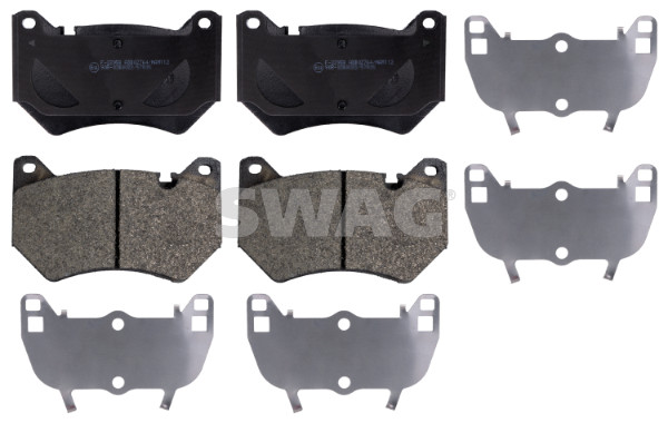 Kit pastiglie freno, Freno a disco - 33 10 7501 SWAG